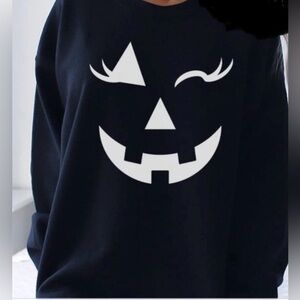 Pumpkin face with lashes t shirt
